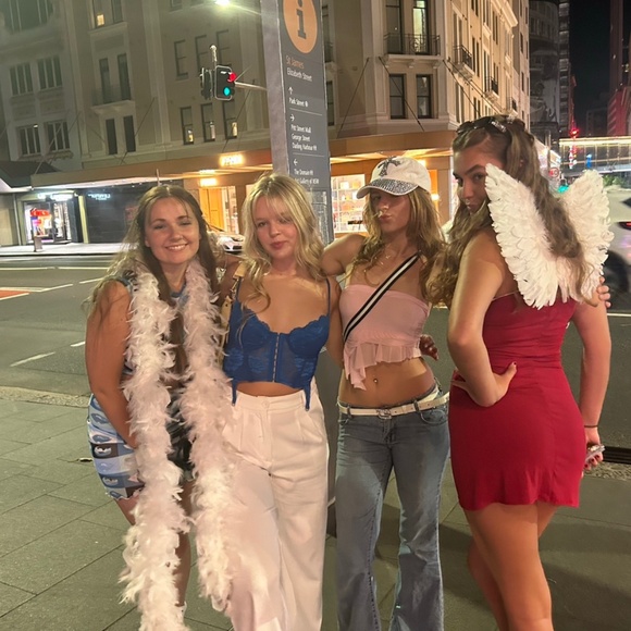 Blue corset top - Picture 3 of 3